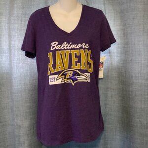 Ladies Size Medium Baltimore Ravens Team Apparel NFL Purple NWT